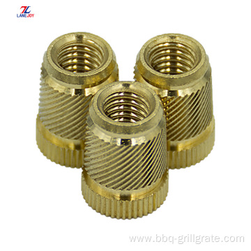 round long brass connector cap coupling ring nut